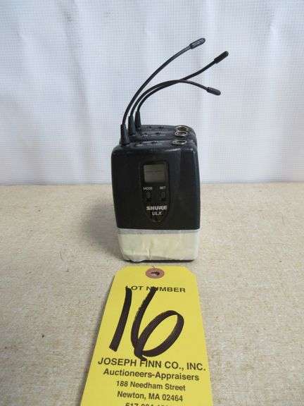 LOT (3) Shure ULX Beltpack Transmitters w/ Antennas, Freq. 554-590 MHz