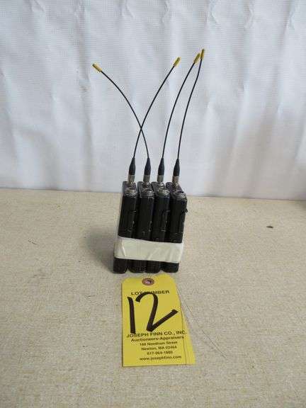 LOT (4) Shure UR1 Belt Pack Transmitters w/ Antennas, Freq. G1 470-530 MHz