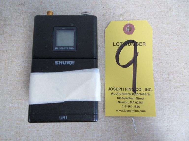 LOT (3) Shure UR1 Belt Pack Transmitters, Freq. H4 518-578 MHz (No Antennas)