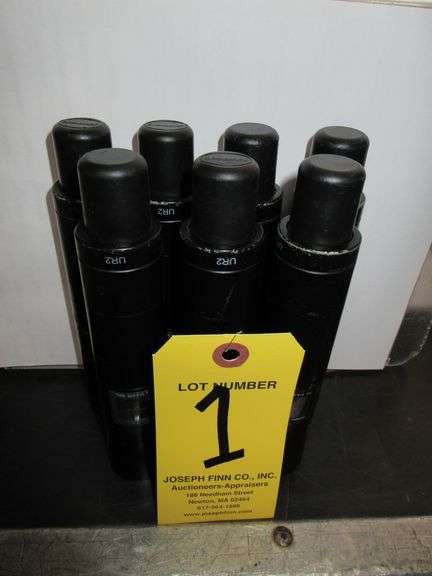LOT (7) Shure UR2 Wireless Mics, Freq. H4 518-578 MHz, #134-10484A (No Capsules)