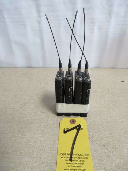 LOT (4) Shure UR1 Belt Pack Transmitters w/ Antennas, Freq. H4 518-578 MHz