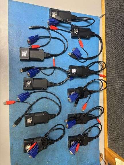 ADDER | INFINITY 100 T VGA | Zero-U form factor, IP-based, KVM extender/matrix | Lot includes 10x IN