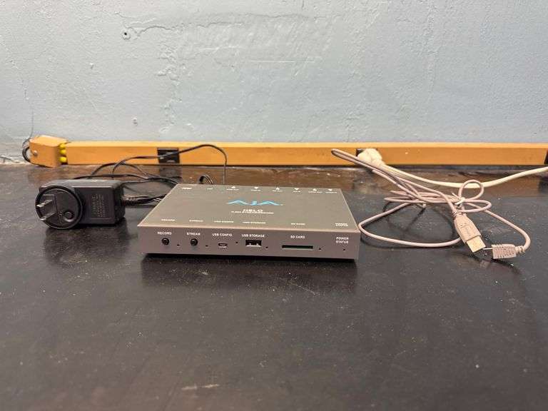 AJA | HELO H.264 STREAM/RECORD | standalone H.264 encoder, streamer, and recorder | Includes Power S