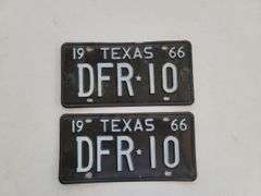 Pair 1966 DFR*10 TEXAS