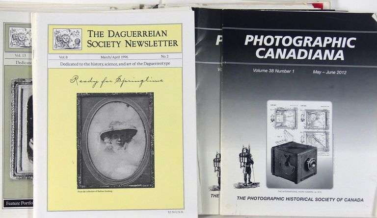 DAGUERREIAN SOCIETY PHOTOGRAPHY MAGAZINES, ETC.