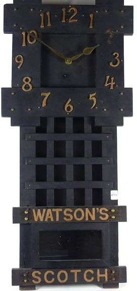 ANTIQUE ADVERTISING CLOCK