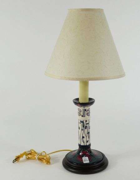MOORCROFT CANDLESTICK LAMP