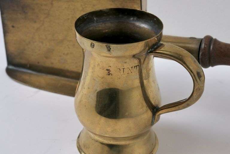 ANTIQUE MEASURE AND SHOVEL