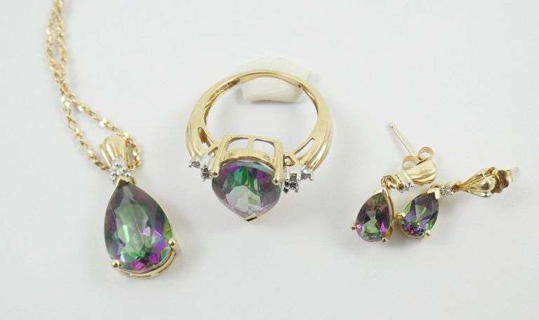 SUITE "MYSTIC TOPAZ" JEWELLERY