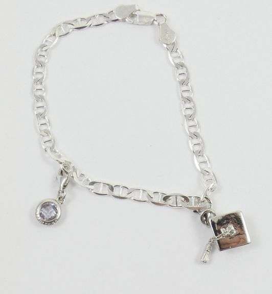 3 STERLING SILVER BRACELETS