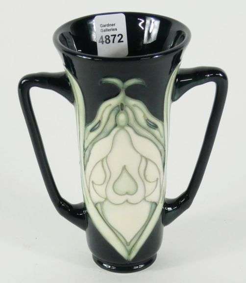 MOORCROFT TWIN-HANDLED VASE