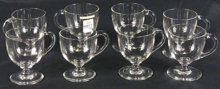 8 ANTIQUE CUSTARD CUPS