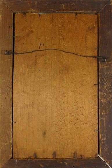 ANTIQUE PAINTING ON GLASS