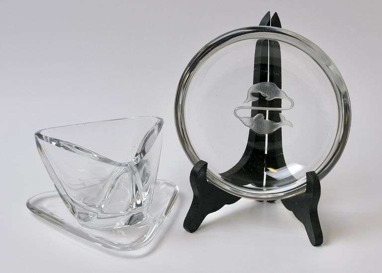 VAL ST. LAMBERT CRYSTAL BOWL