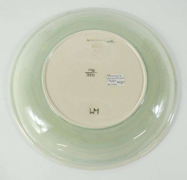 LIMITED EDITION MOORCROFT PLATE