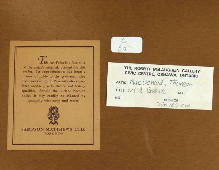 THOREAU MACDONALD SILKSCREEN