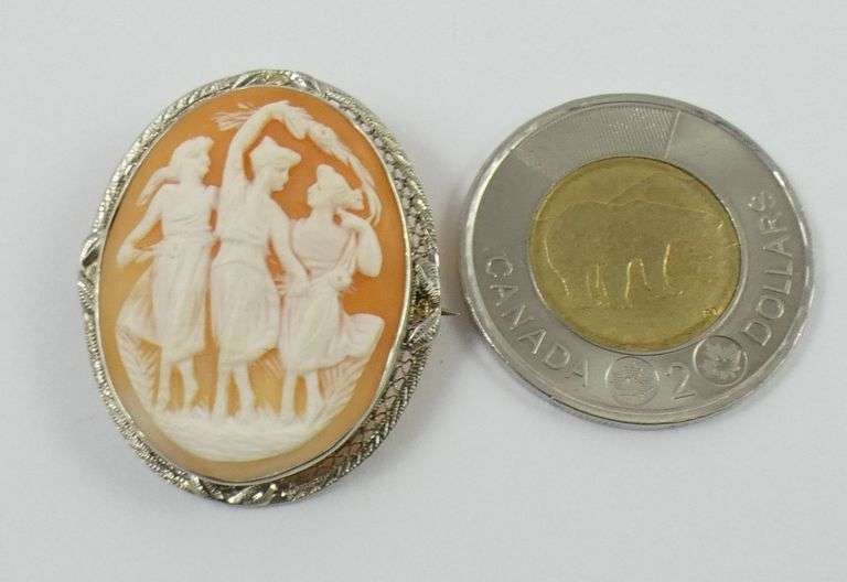 ANTIQUE CAMEO BROOCH