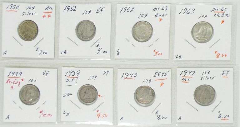 CANADIAN SILVER COINS