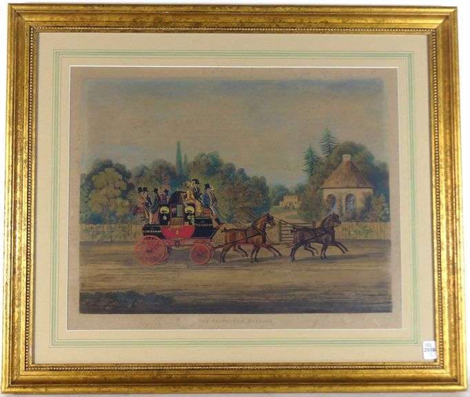 PAIR JAMES POLLARD MEZZOTINT ENGRAVINGS