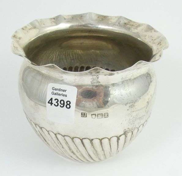 STERLING SILVER VASE