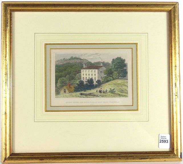 ANTIQUE HAND-COLOURED ENGRAVING