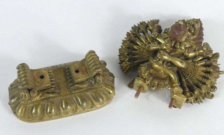 BRONZE FIGURE OF YAMANTAKA