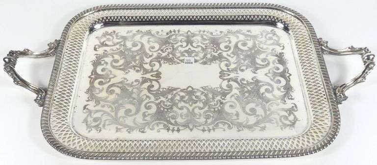 LARGE RECTANGULAR SERVING TRAY