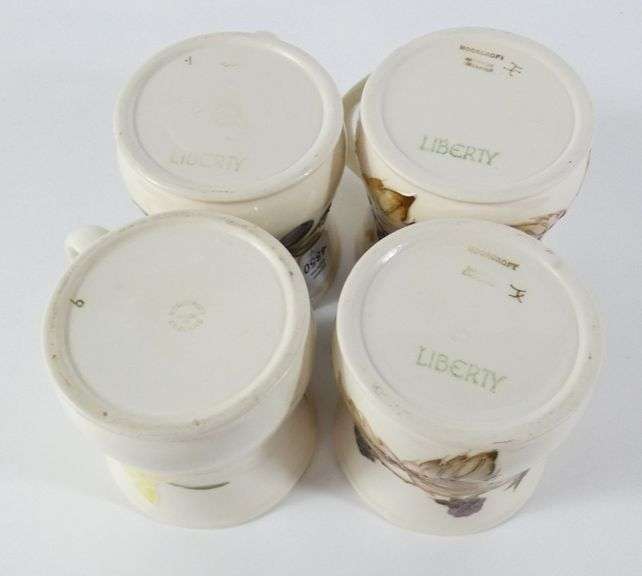 4 MOORCROFT MUGS