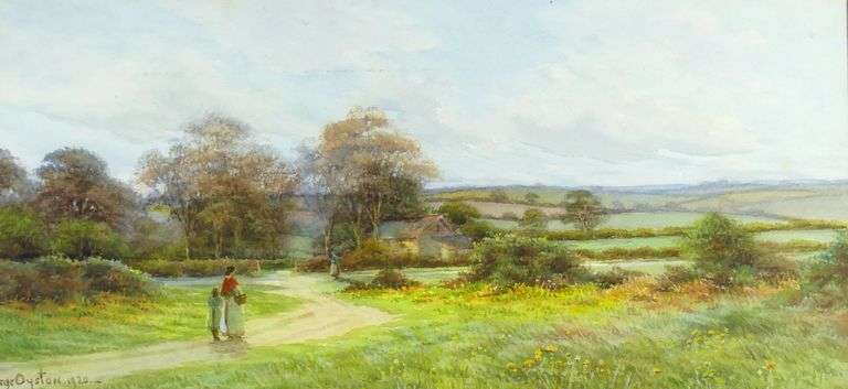 GEORGE OYSTON WATERCOLOUR