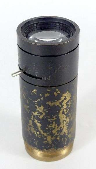 RARE ANTIQUE BRASS CAMERA LENS