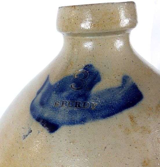 S. PURDY STONEWARE JUG