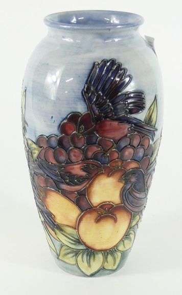 MOORCROFT "FINCH" VASE