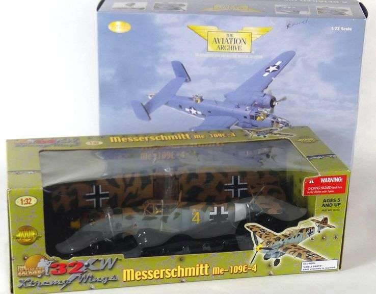 TWO DIE-CAST AIRPLANE MODELS