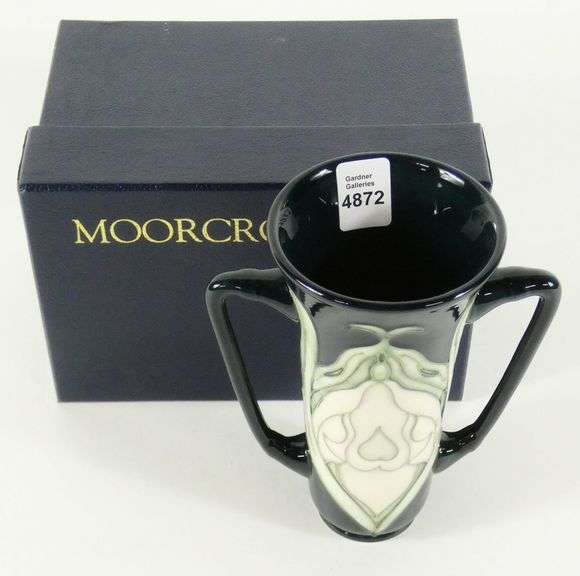 MOORCROFT TWIN-HANDLED VASE