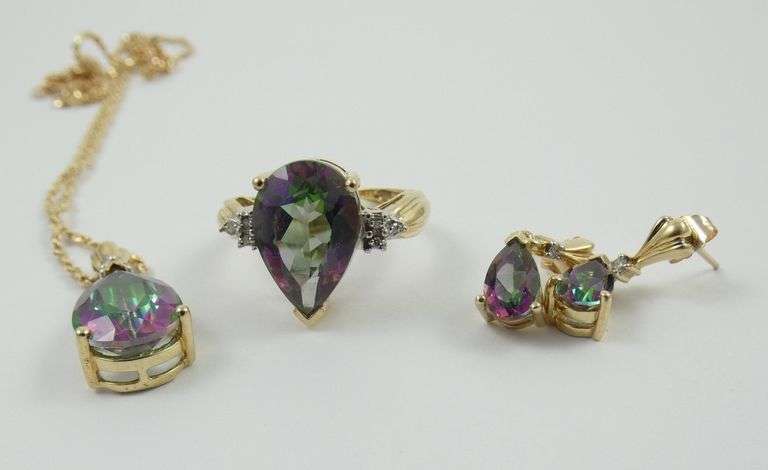 SUITE "MYSTIC TOPAZ" JEWELLERY