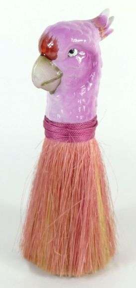 ART DECO COCKATOO WHISK BROOM