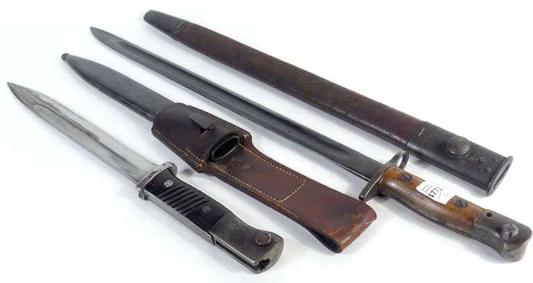 TWO ANTIQUE BAYONETS