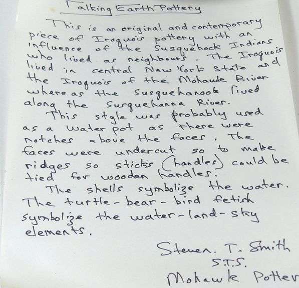 STEVE SMITH TALKING EARTH WATER POT