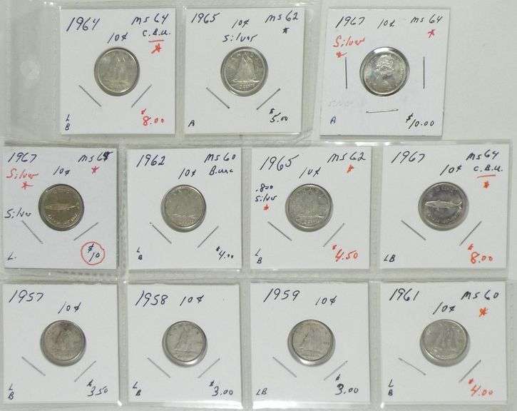 CANADIAN SILVER COINS