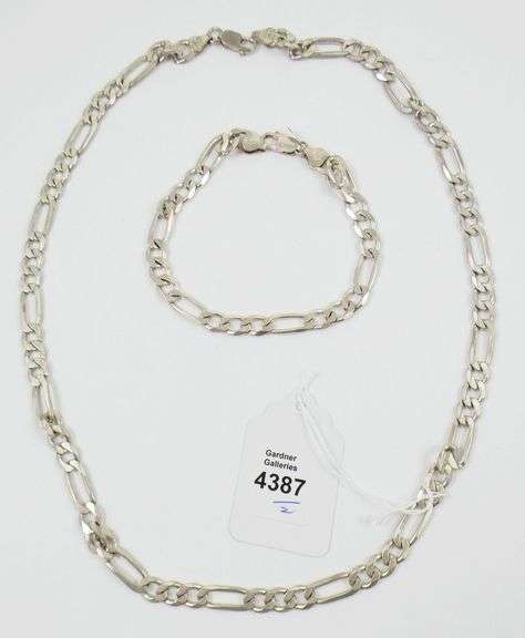 SILVER CHAIN & BRACELET