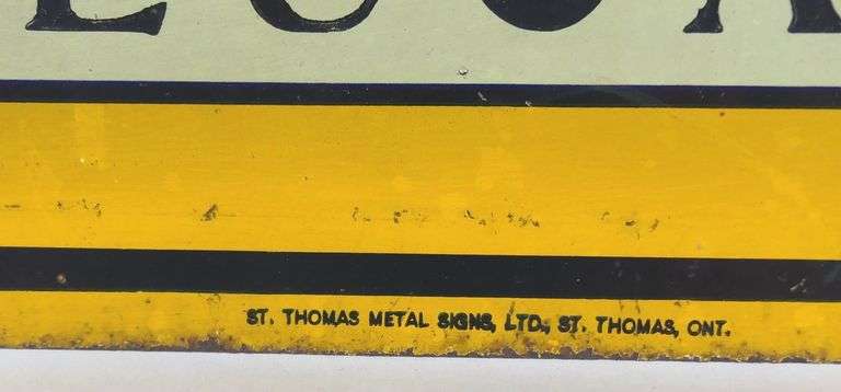 BANNER FURNACES ADVERTISING SIGN