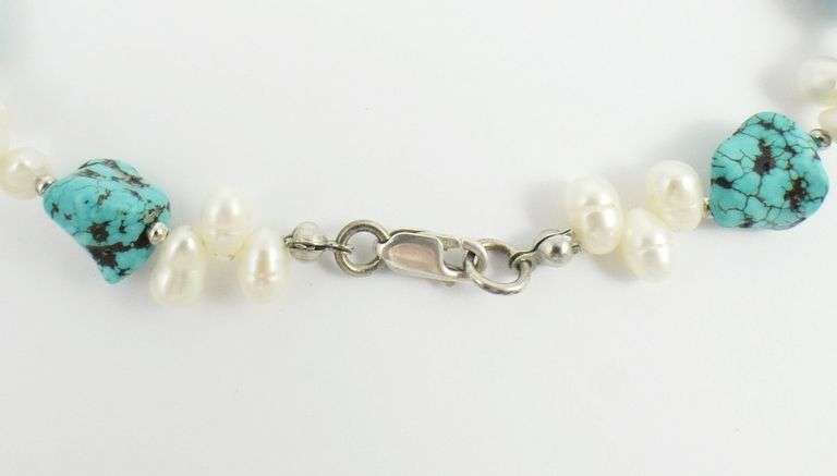 PEARL & TURQUOISE NECKLACE