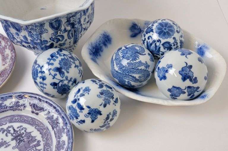 BLUE & WHITE POTTERY