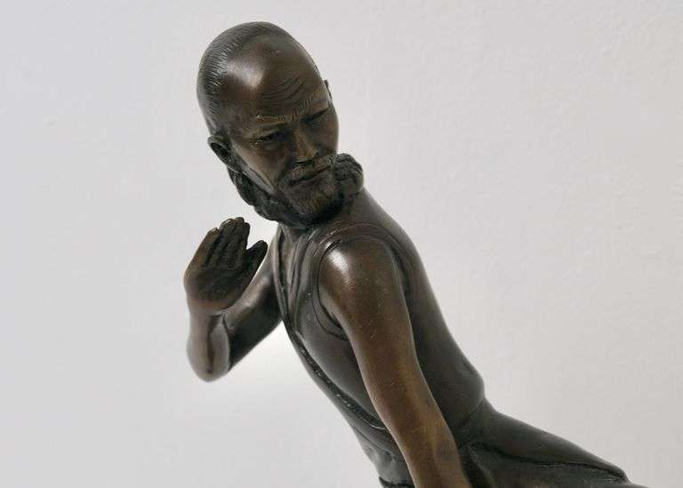 BRONZE MARTIAL ARTS FIGURE
