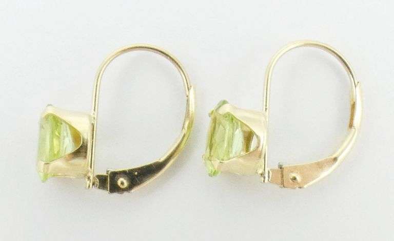 PAIR GOLD EARRINGS