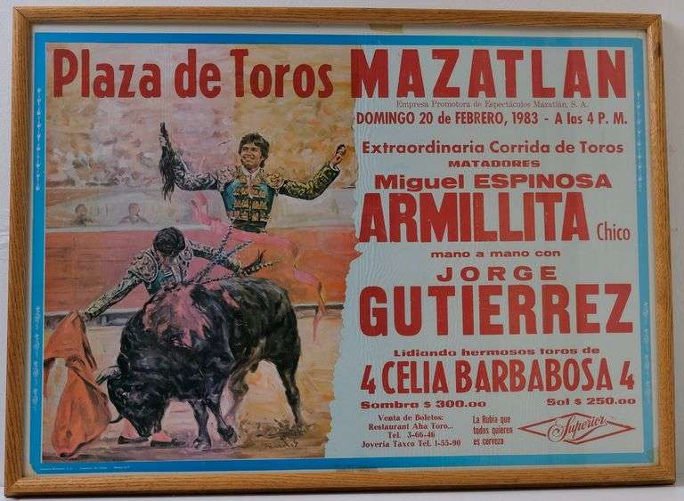 BULLFIGHT POSTER