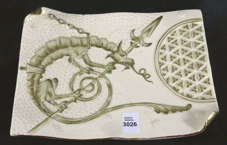 RARE EXAMPLE OF 19TH CENTURY AMERICAN MAJOLICA