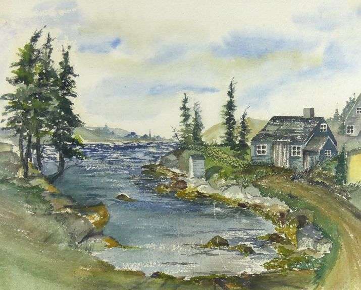 CANADIAN SCHOOL WATERCOLOUR