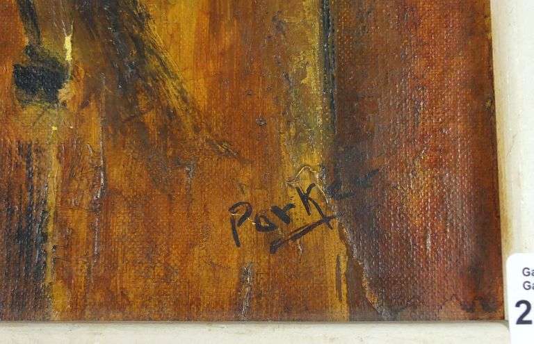 MID-20TH CENTURY ABSTRACT OIL