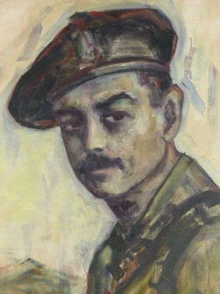 WWII ERA PORTRAIT OIL